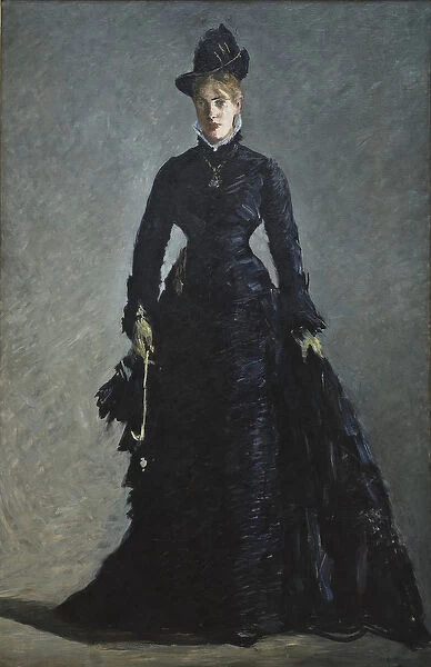 A Parisian Lady (oil on canvas)