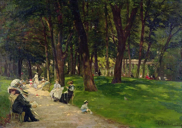 In The Park, 1903 (oil on canvas)