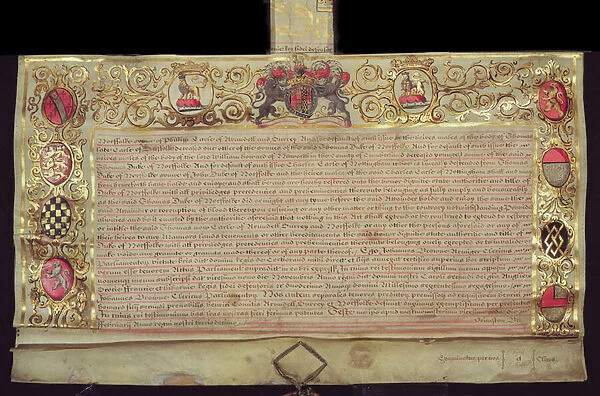 Patent for the restoration of the Dukedom of Norfolk, by Charles II