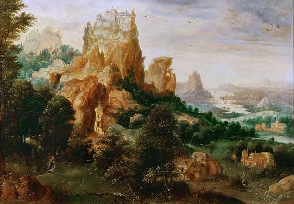 Paysage avec la parabole du bon Samaritgain - Landscape with the Parable of the Good