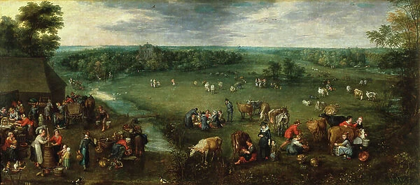Peasant Life, c.1621 (oil on canvas)