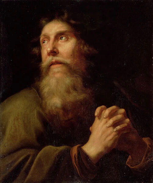 The Penitent Saint Peter (oil on canvas on board)