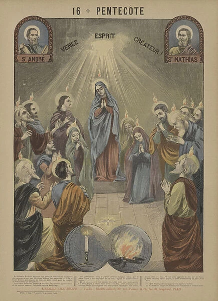 Pentecost (colour litho)