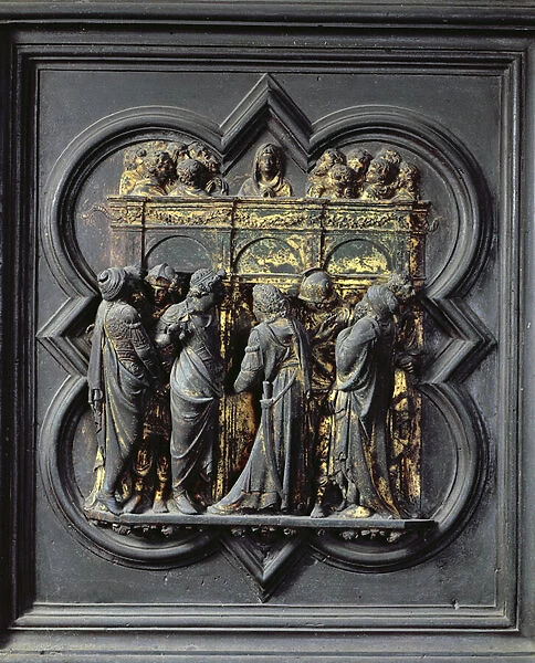 Pentecost, twentieth panel of the North Doors of the Baptistery of San Giovanni