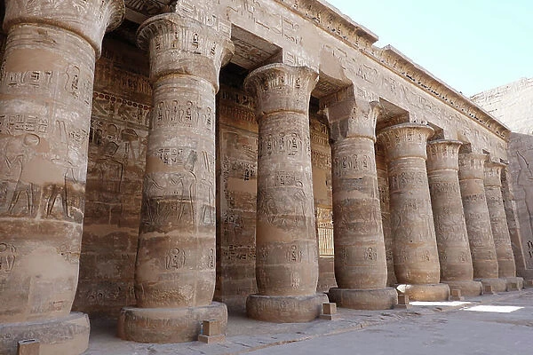 The Peristyle Court, Temple of Horus, Edfu