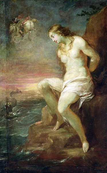 Perseus Rescuing Andromeda, c. 1695 (oil on canvas)