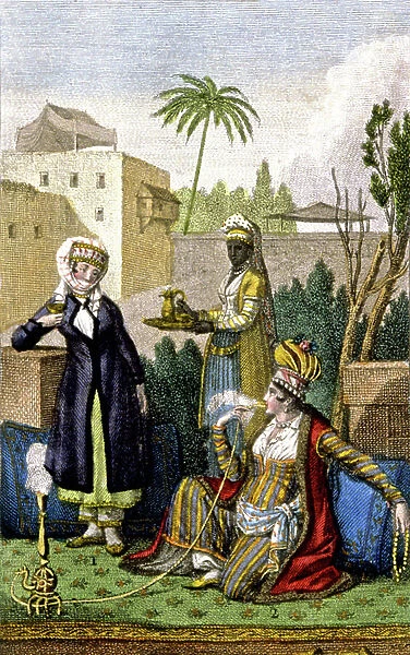 Persian women, 1811 (engraving)
