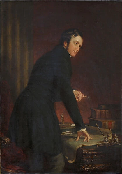 Philip Henry Stanhope, 5th Earl Stanhope, 1845 (oil on canvas)