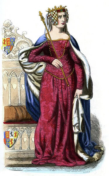 Philippa of Hainault in 14th century