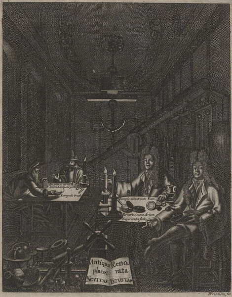 A philosophers cabinet (engraving)