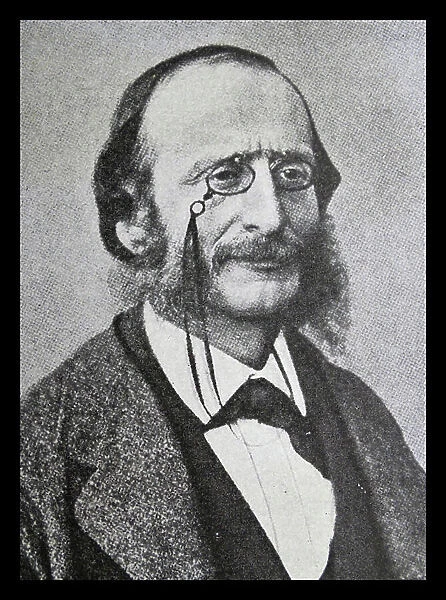 Photographic portrait of Jacques Offenbach