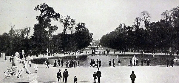 Photographic print of the Tuileries Garden
