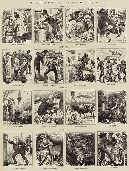 Pictorial Charades (engraving)