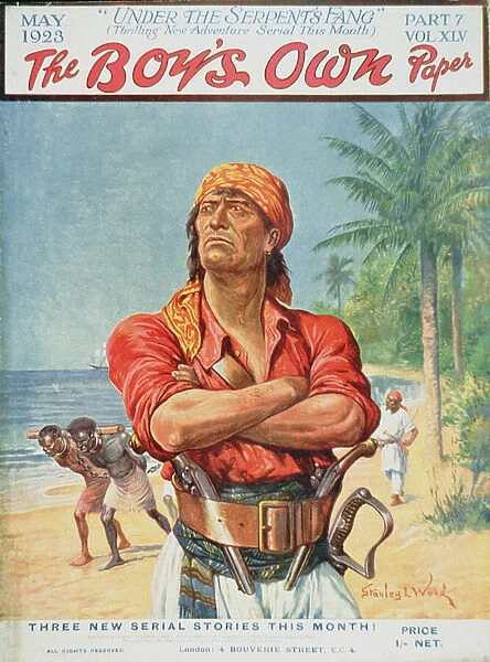 A Pirate figure from the front cover of The Boys Own Paper