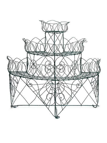 Plant stand, c. 1880-1910 (wire)