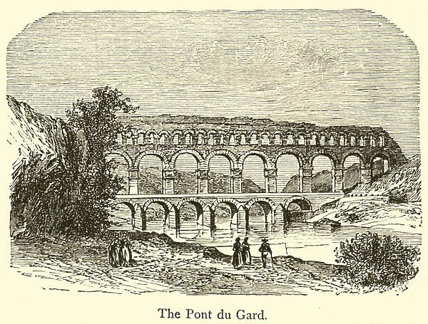 The Pont du Gard (engraving)