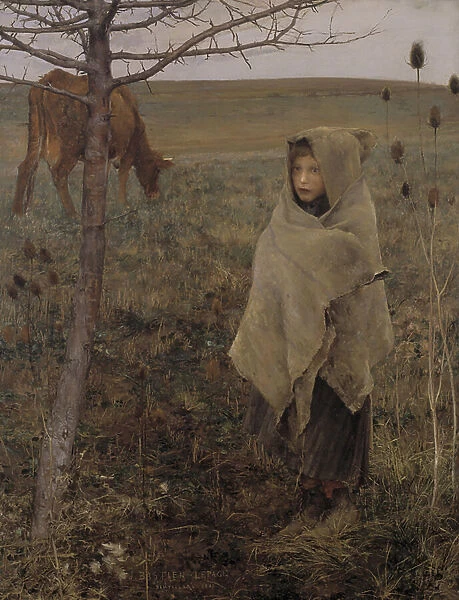 Poor Fauvette, 1881 (oil on canvas)