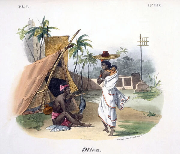 Poor People, 1827-35 (colour litho)