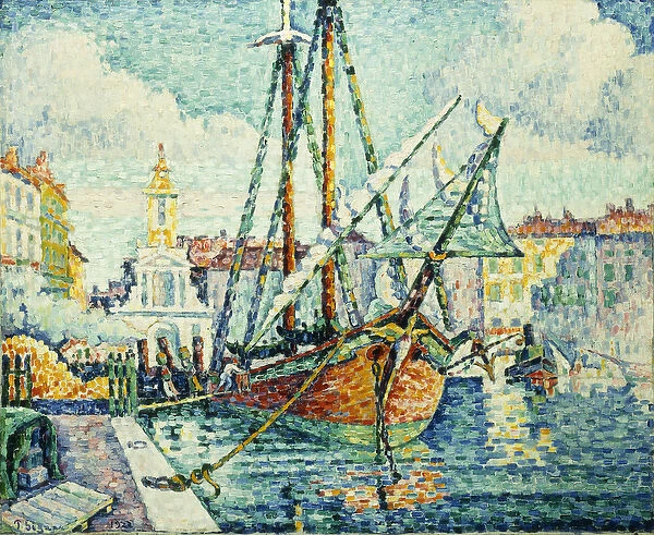 The Port of St. Tropez; Le Port de St. Tropez, 1923 (oil on canvas)