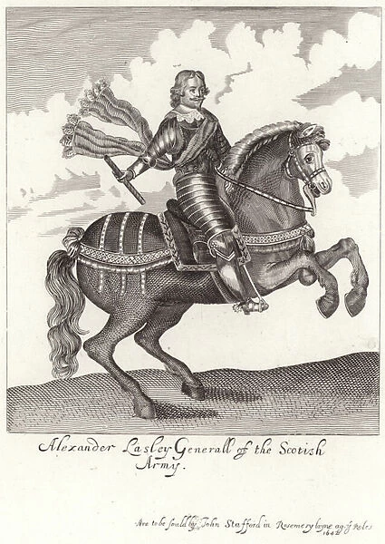 Portrait of Alexander Leslie, Earl of Leven (engraving)