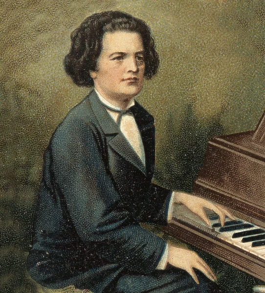 Portrait of Anton Rubinstein (1829-1894), Russian pianist and composer