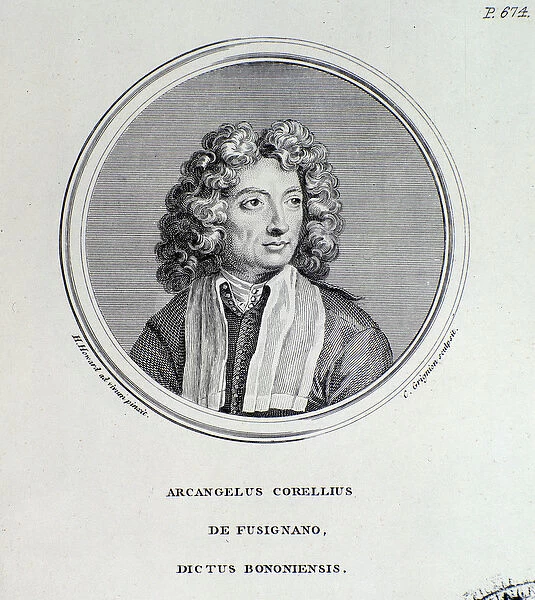 Portrait of Arcangelo Corelli (engraving)