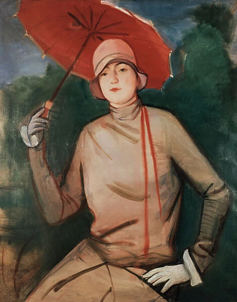 Portrait of the Artists Wife, 1928 (oil on canvas)