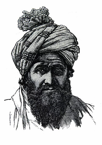 Portrait of the Barakzai chief of Bezoot