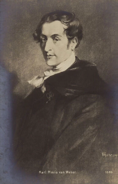Portrait of Carl Maria von Weber (litho)
