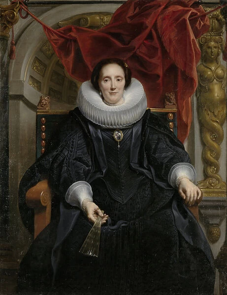 Portrait of Catharina Behaghel, 1635 (oil on canvas)