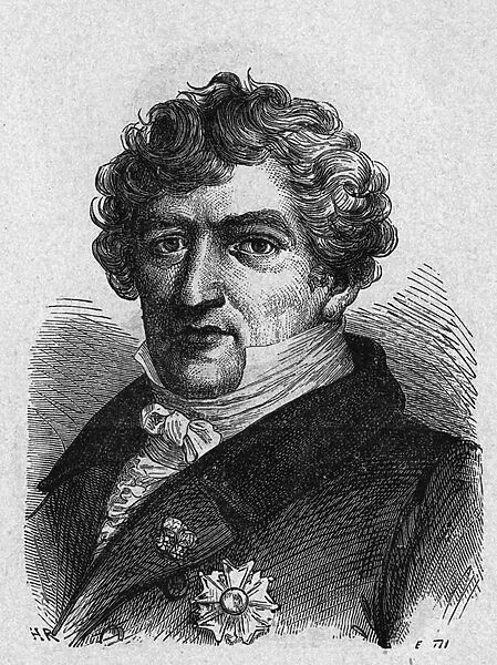 Portrait of Cuvier (1769-1832), French zoologist and paleontologist - in '