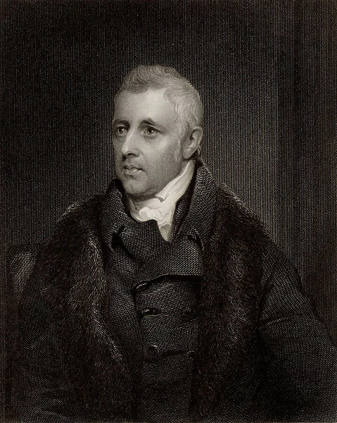 Portrait of Dudley Ryder, English politician (engraving)
