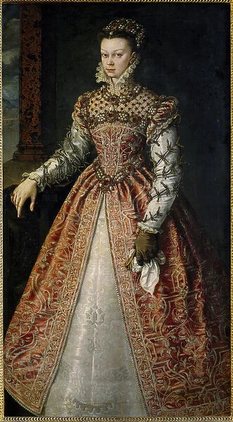 Portrait of Elisabeth of France (or Isabelle of Valois), 16th century (painting)