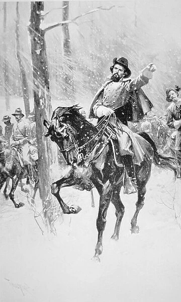 Portrait of General Nathan Bedford Forrest (litho)