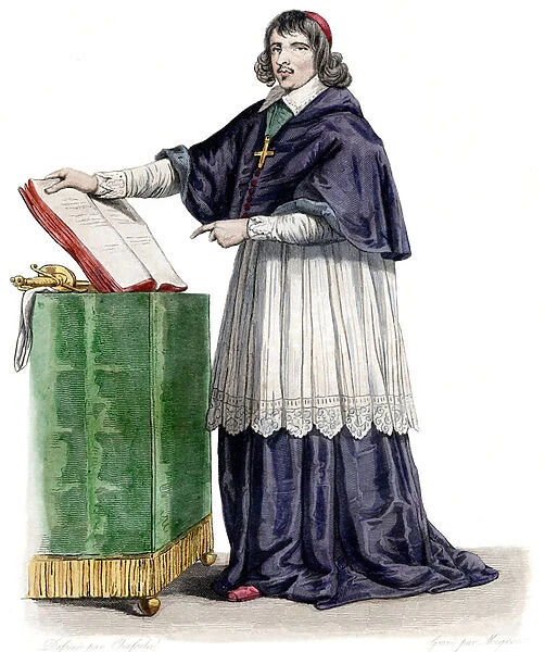 Portrait of Jean Francois Paul de Gondi (Gondy) (1614-1679), Cardinal de Retz