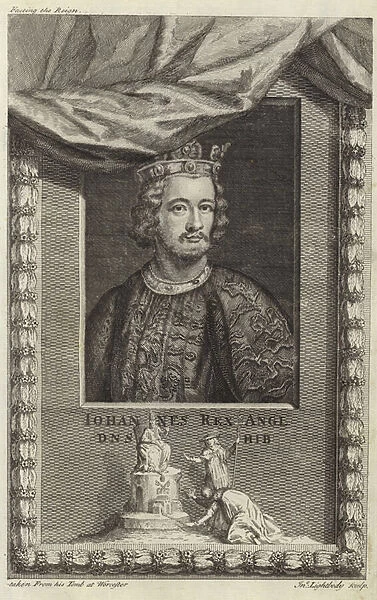 Portrait of John of England (engraving)