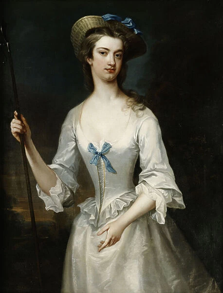 Portrait of a Lady, Possibly the Duchess of Ancaster, Three-Quarter Length