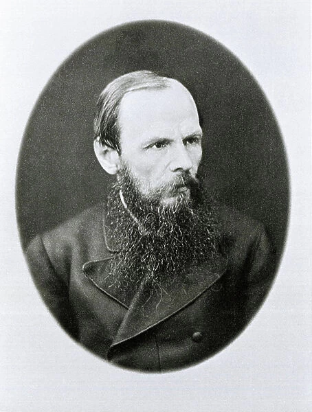 Portrait de l'ecrivain russe Fedor Dostoievski (1821 - 1881) en 1878