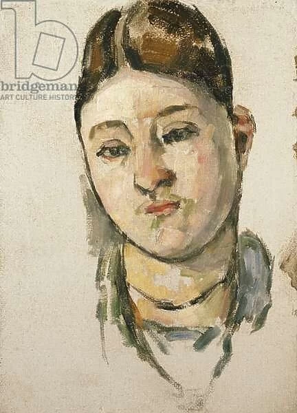 Portrait of Madame Cezanne; Portrait de Madame Cezanne, c. 1883 (oil on canvas)