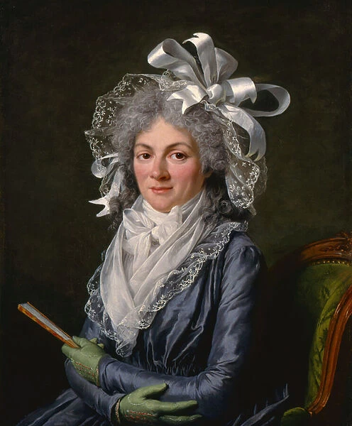 Portrait of Madame de Genlis, 1790 (oil on canvas)