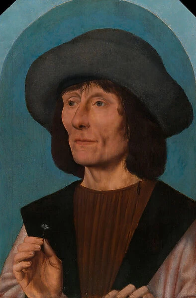 Portrait of a Man with a Pink, 1504-14 (oil on panel)