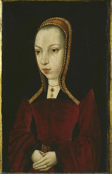 Portrait of Margaret of Austria, c. 1495 (painting on wood panel)