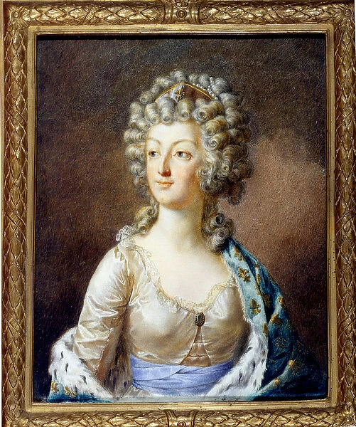Portrait of Marie Antoinette (1755-1793) Queen of France