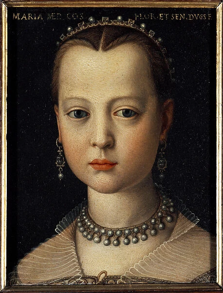 Portrait of Mary of Medici (1540-1557) daughter of Cosimo I of Tuscany
