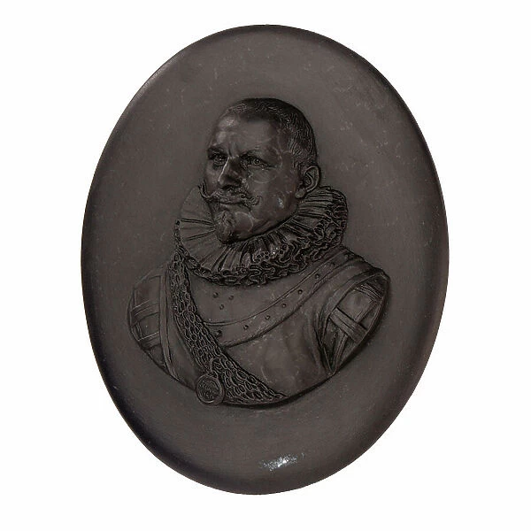 Portrait medallion, 1787 (stoneware)
