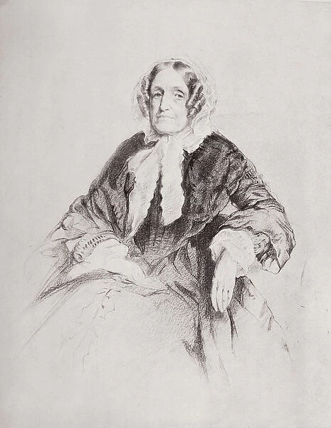 Portrait of Mrs Jane Marcet (1769-1858) (litho)