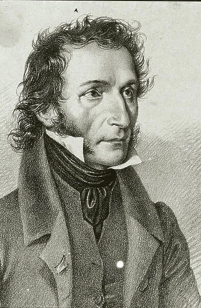Portrait of Niccolo Paganini (litho)