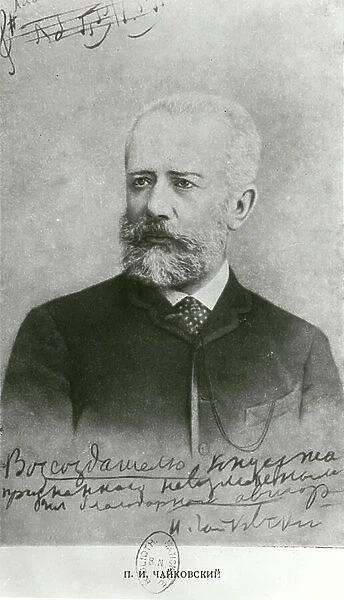 Portrait of P. Tchaikovsky