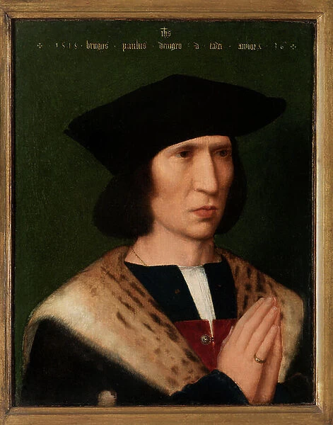 Portrait of Paulus de Nigro, 1518 (oil on panel)