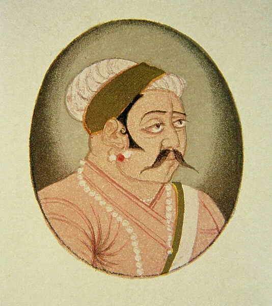 Portrait of Rao Jodhaji, Jodhpur, Rajasthan, India
